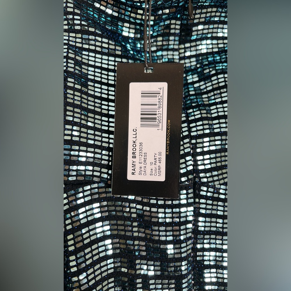 Ramy Brook Twist Front Strapless Daya Mirrored Mini Dress - Picture 10 of 12